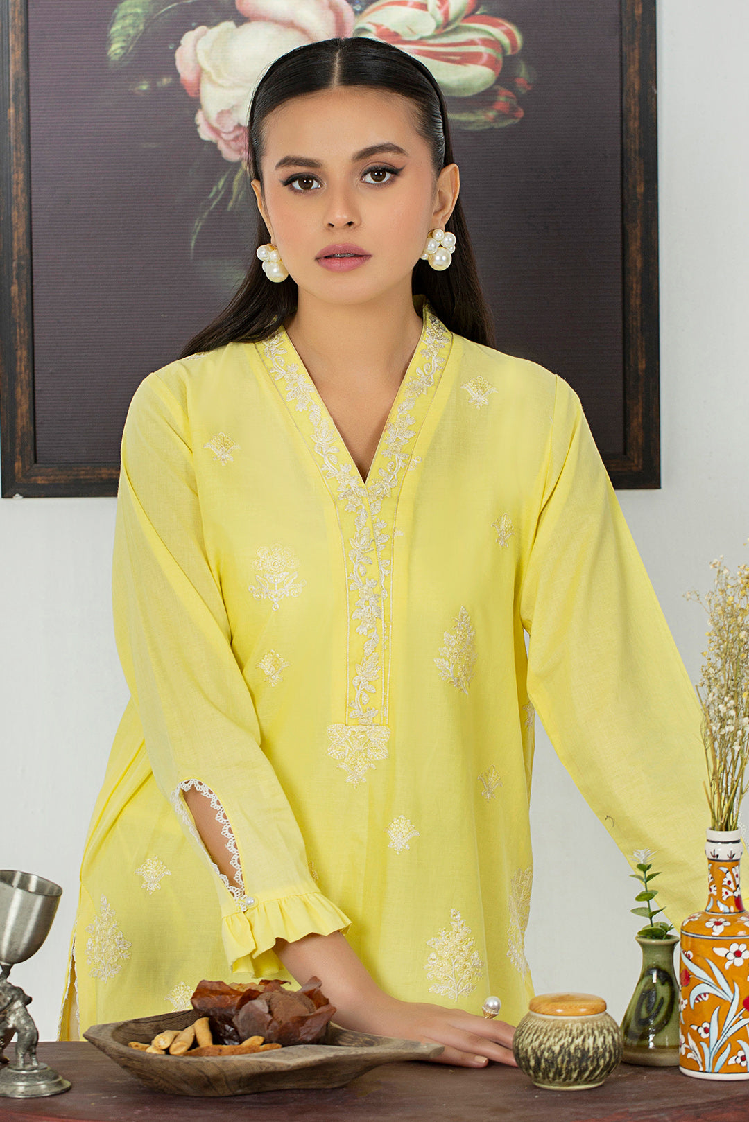 2 Piece - Cotton Cambric Suit P001128