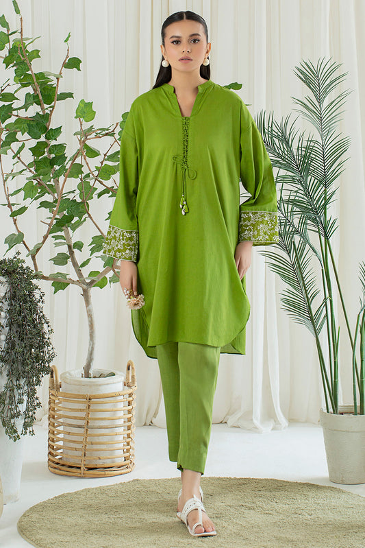 1 Piece - Embroidered Lawn Shirt P001134