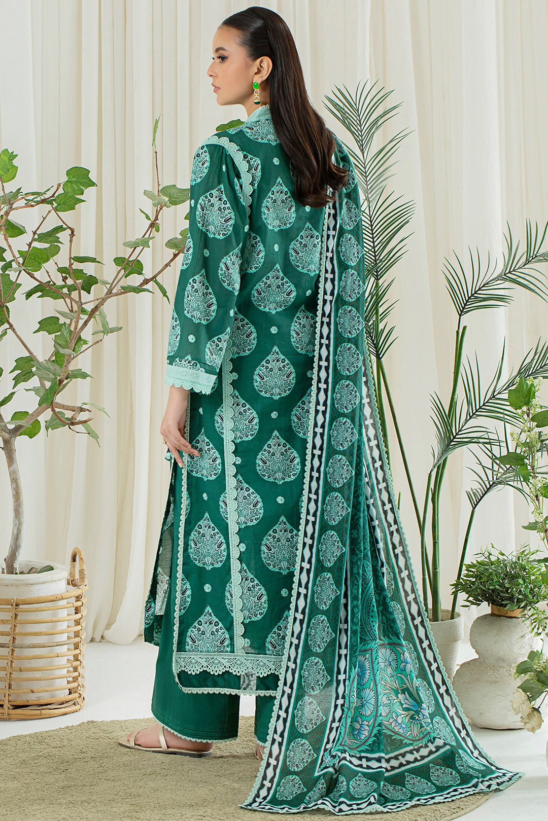 2 Piece - Digital Printed Lawn Suit P001145