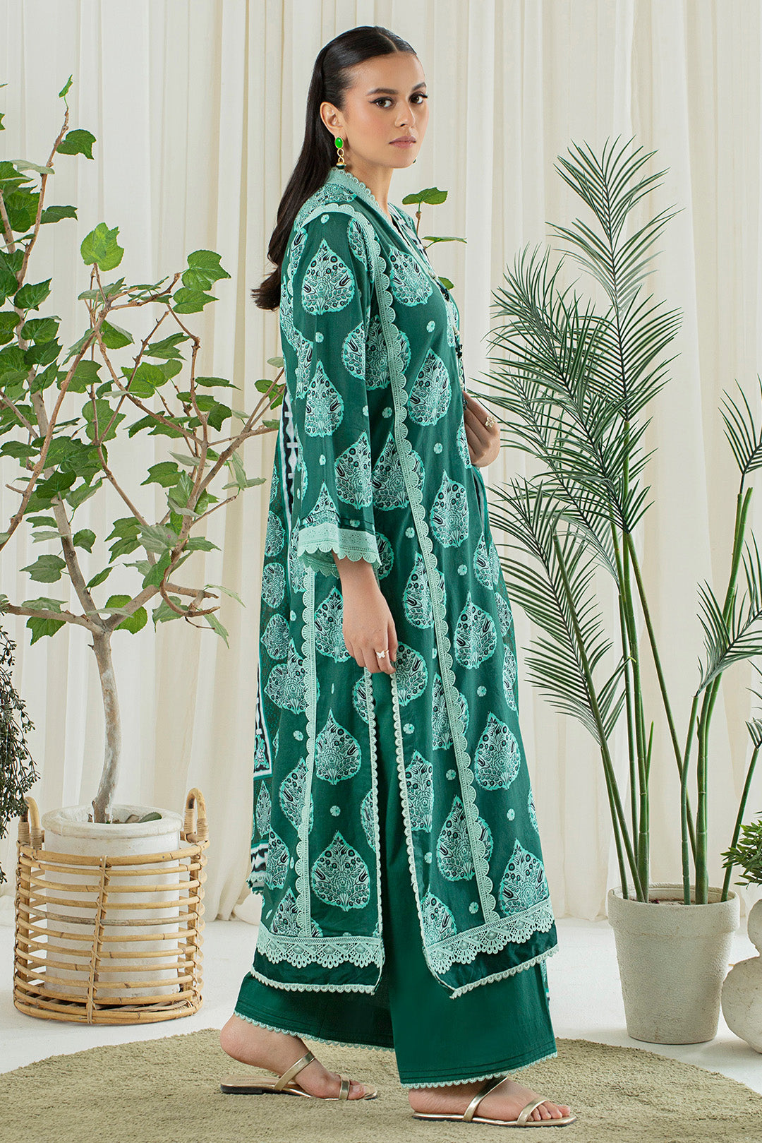 2 Piece - Digital Printed Lawn Suit P001145