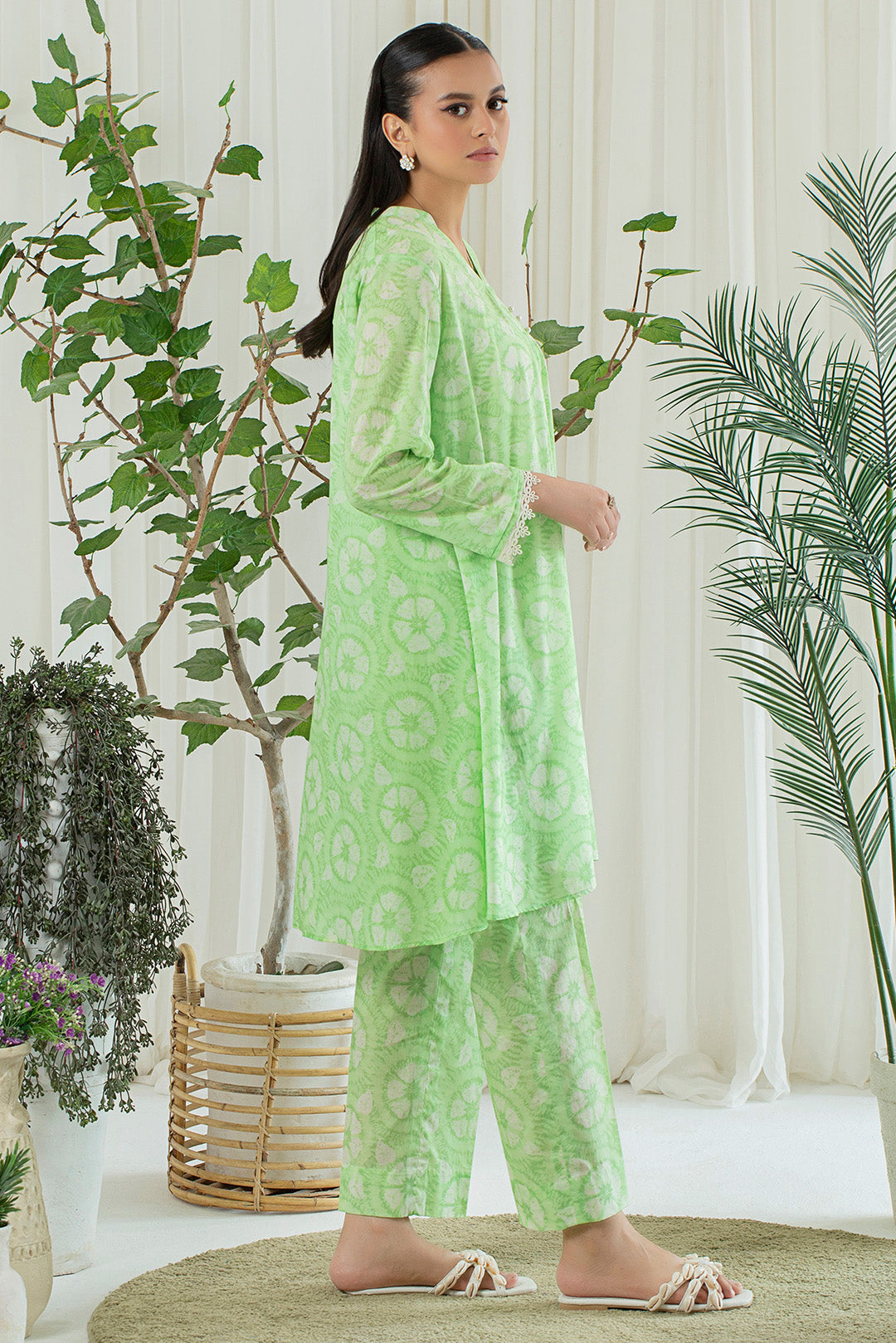 2 Piece - Digital Printed Lawn Suit P001146