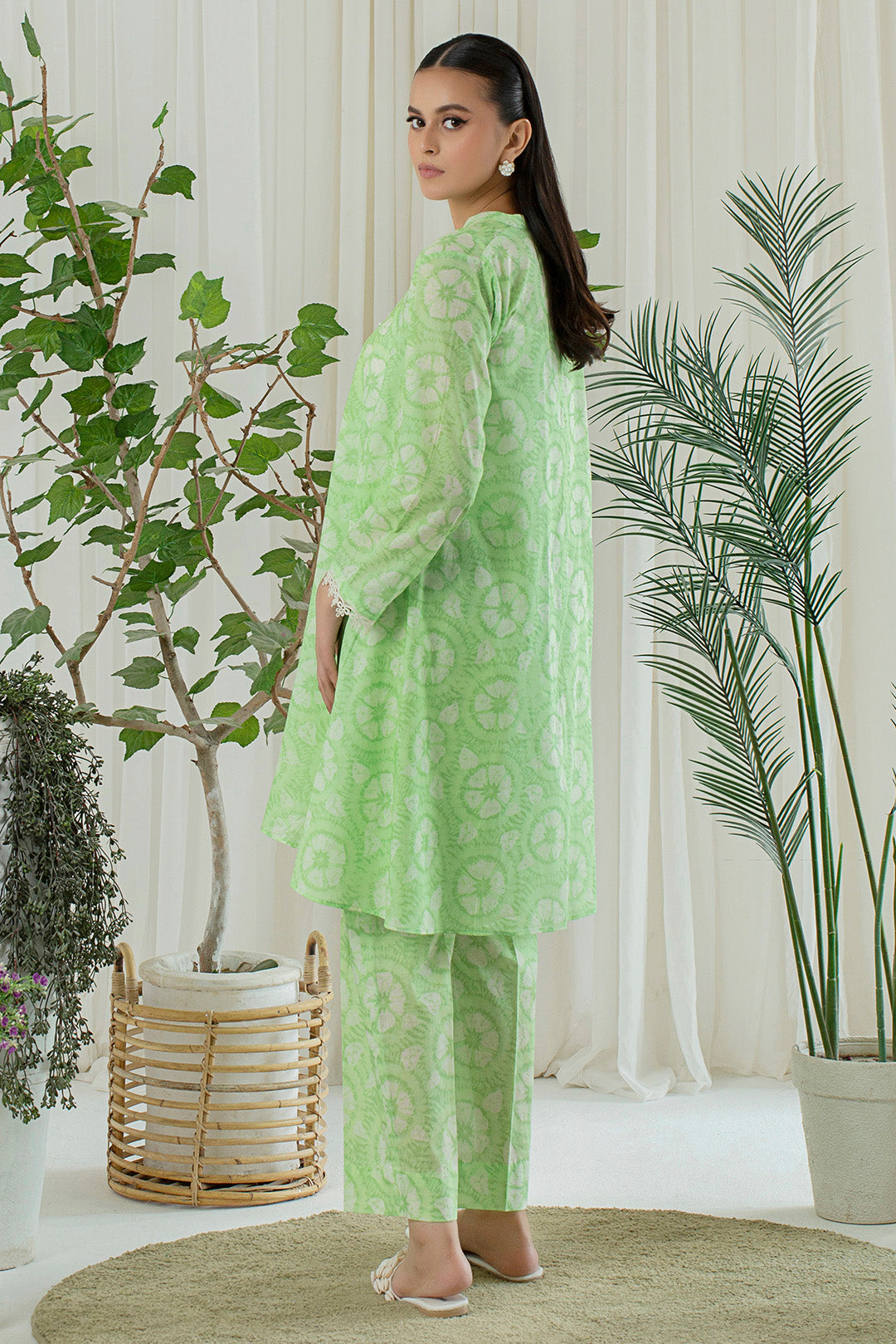 2 Piece - Digital Printed Lawn Suit P001146