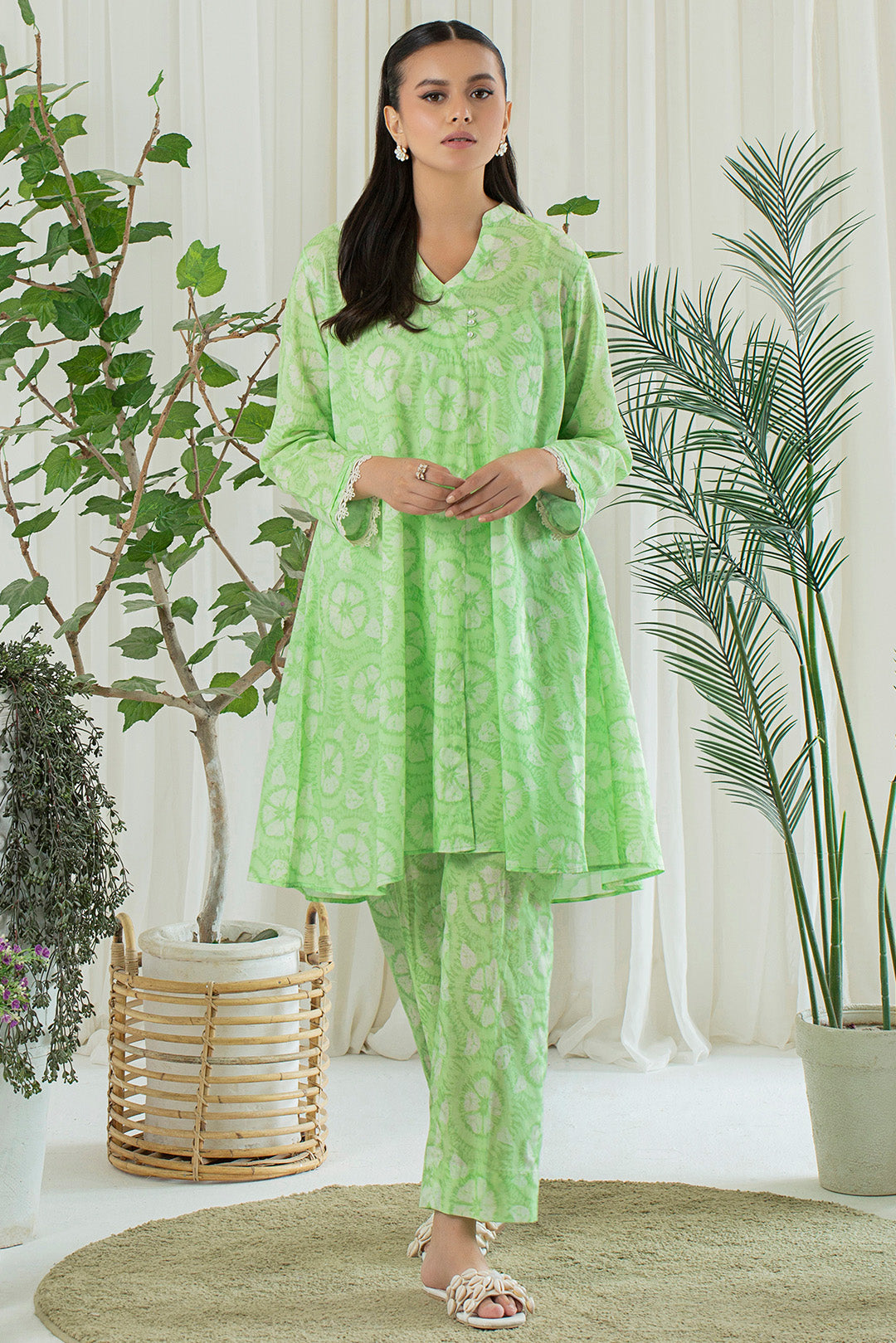 2 Piece - Digital Printed Lawn Suit P001146