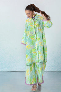 2 Piece - Digital Printed Lawn Silk Suit P001150