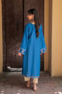 1 Piece - Dyed Embroidered Textured Lawn Shirt P0107 (SO)