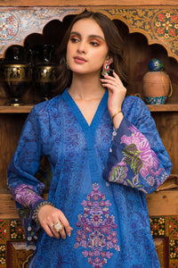 1 Piece - Embroidered Digital Printed Lawn Shirt P0439