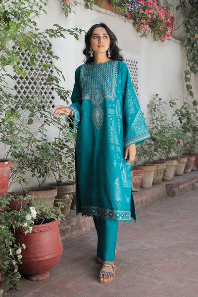 2 Piece - Dyed Embroidered Jacquard Suit P0447 (SO)