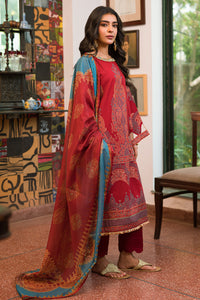 2 Piece - Dyed Jacquard Suit with Net Embellishment P0499 (SO)