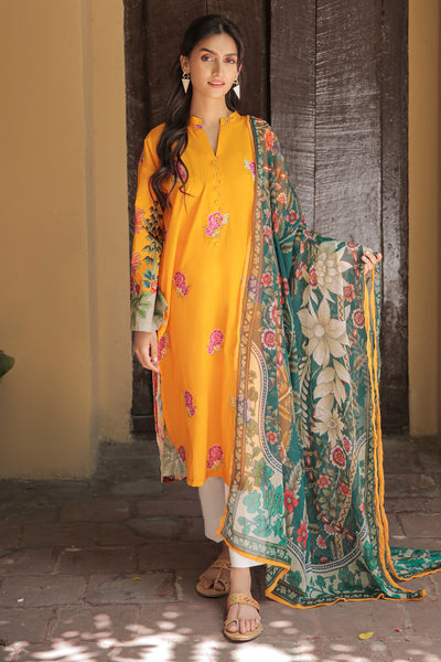 2 Piece - Embroidered Digital Printed Lawn Suit P0509 (SO)