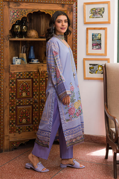 1 Piece - Embroidered Digital Printed Lawn Shirt P0605 (SO)