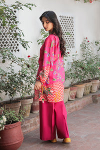 1 Piece - Embroidered Digital Printed Lawn Top P0659