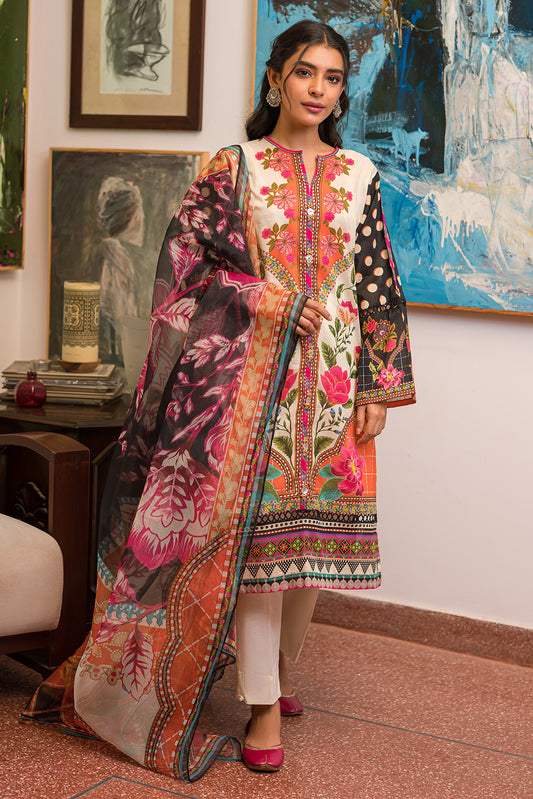 2 Piece - Digital Printed Lawn Suit P0681 (SO)