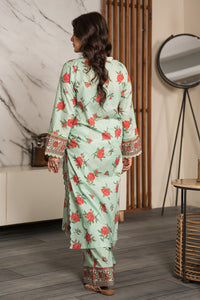 2 Piece - Digital Printed Cotton Cambric Suit P0684
