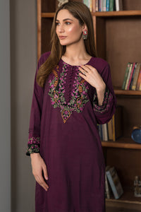 2 Piece - Dyed Embroidered Chambray Suit P0793