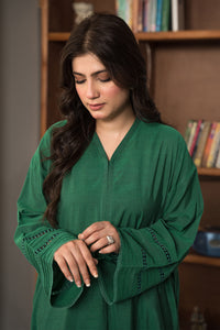 2 Piece - Dyed Embroidered Chambray Suit P0802