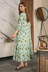 1 Piece - Digital Printed Cotton Cambric Shirt P0814A