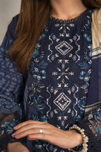 2 Piece - Embroidered Digital Printed Cotton Suit P0815
