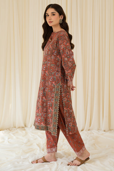 2 Piece - Embroidered Cambric Suit P0820