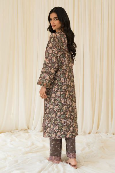 2 Piece - Embroidered Cambric Suit P0820A