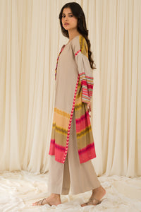 2 Piece - Digital Printed Linen Suit P0822A