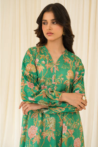 2 Piece - Digital Printed Linen Suit P0828