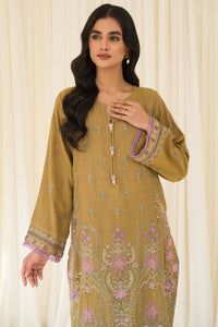 2 Piece - Embroidered Yarn Dyed Suit P0876