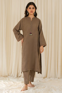 2 Piece - Slub Khaddar Suit P0881A