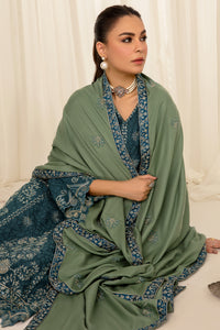 3 Piece - Embroidered Viscose Jacquard Suit P0882