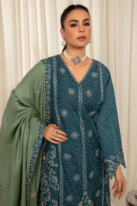 3 Piece - Embroidered Viscose Jacquard Suit P0882