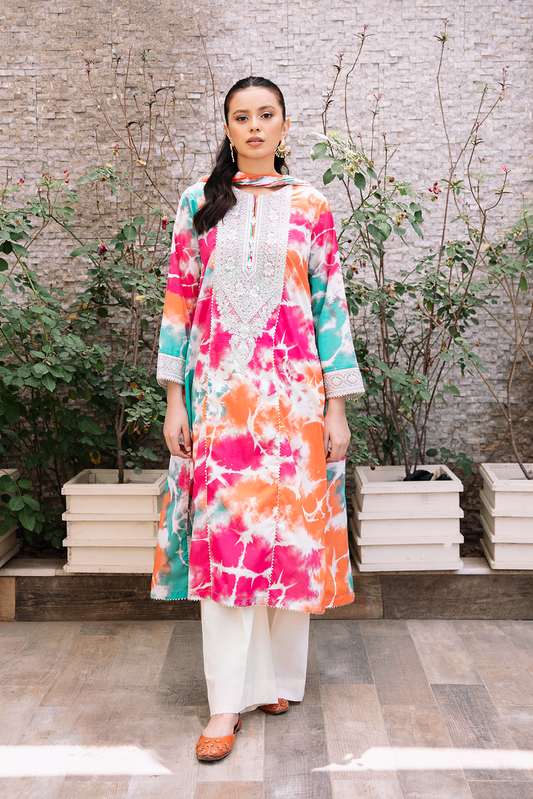 2 Piece - Embroidered Textured Lawn Suit P1092