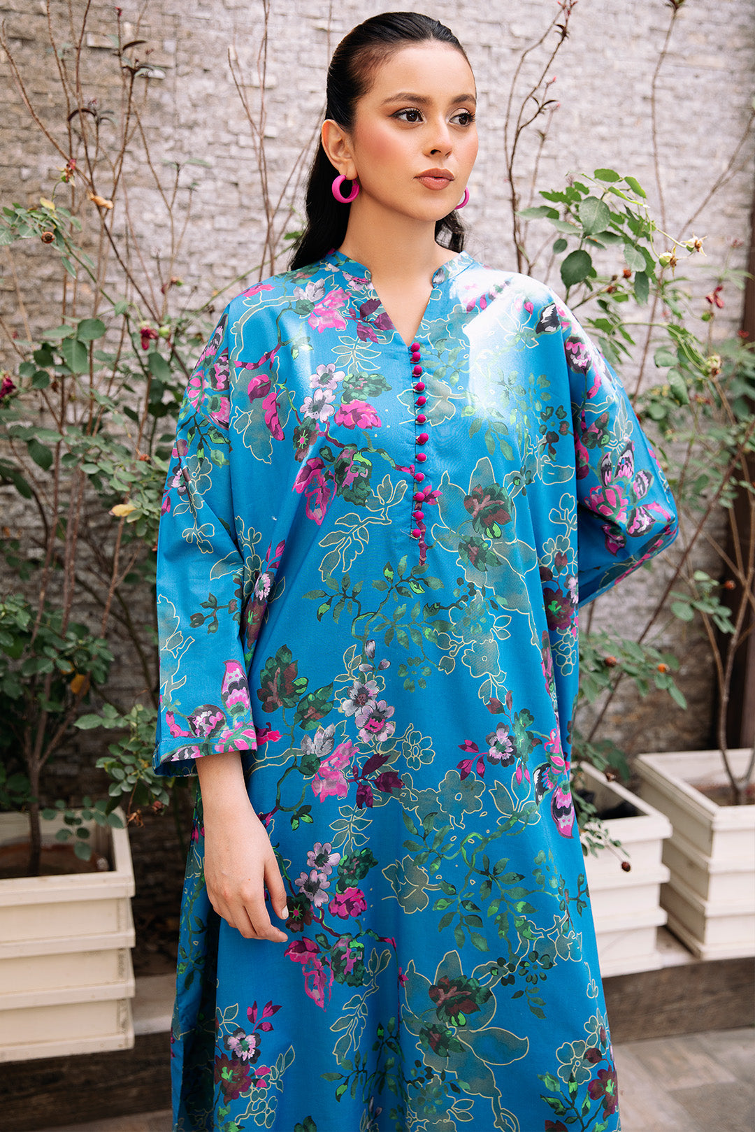 2 Piece - Digital Printed Lawn Suit P1099