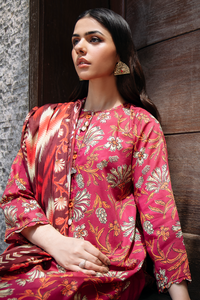 2 Piece - Digital Printed Lawn Suit P1113