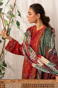 3 Piece - Dyed Embroidered Khaddar Suit PB938
