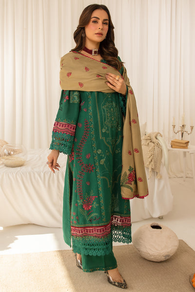 3 Piece - Embroidered Khaddar Suit PB939