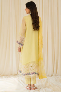 3 Piece - Embroidered Cotton Jelly Yarn Suit PB945