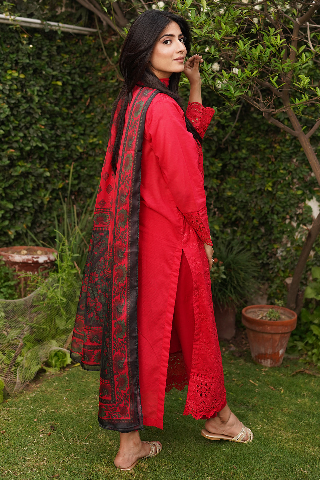 2 Piece - Embroidered Lawn Suit- P1070