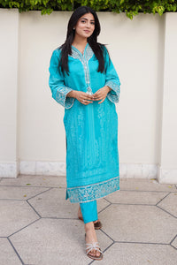 2 Piece - Embroidered Jacquard Suit P1079  (SO)
