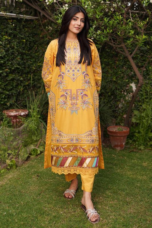 2 Piece - Embroidered Lawn Suit P1035