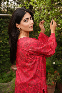 3 Piece - Digital Printed Textured Lawn Suit P1121