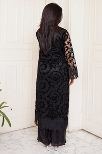 2 Piece - Embroidered Broshia Net Suit L1147