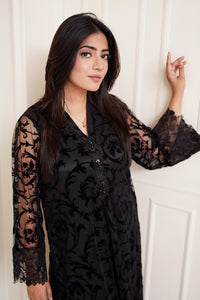 2 Piece - Embroidered Broshia Net Suit L1147