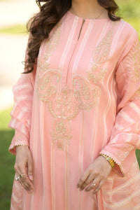3 Piece - Embroidered Raw Silk Suit L0950 (SO)