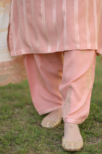 3 Piece - Embroidered Raw Silk Suit L0950 (SO)