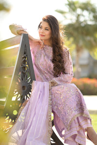 4 Piece - Embroidered Organza Suit L0956 (SO)