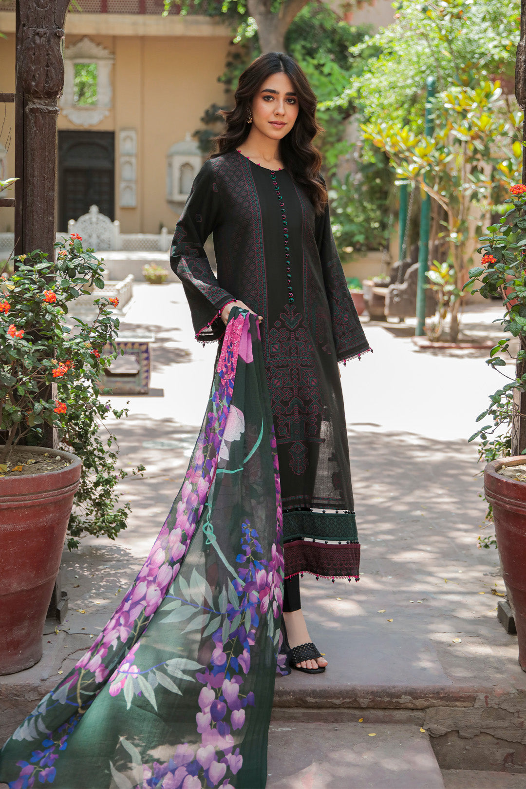 2 Piece - Dyed Jacquard Suit U0399