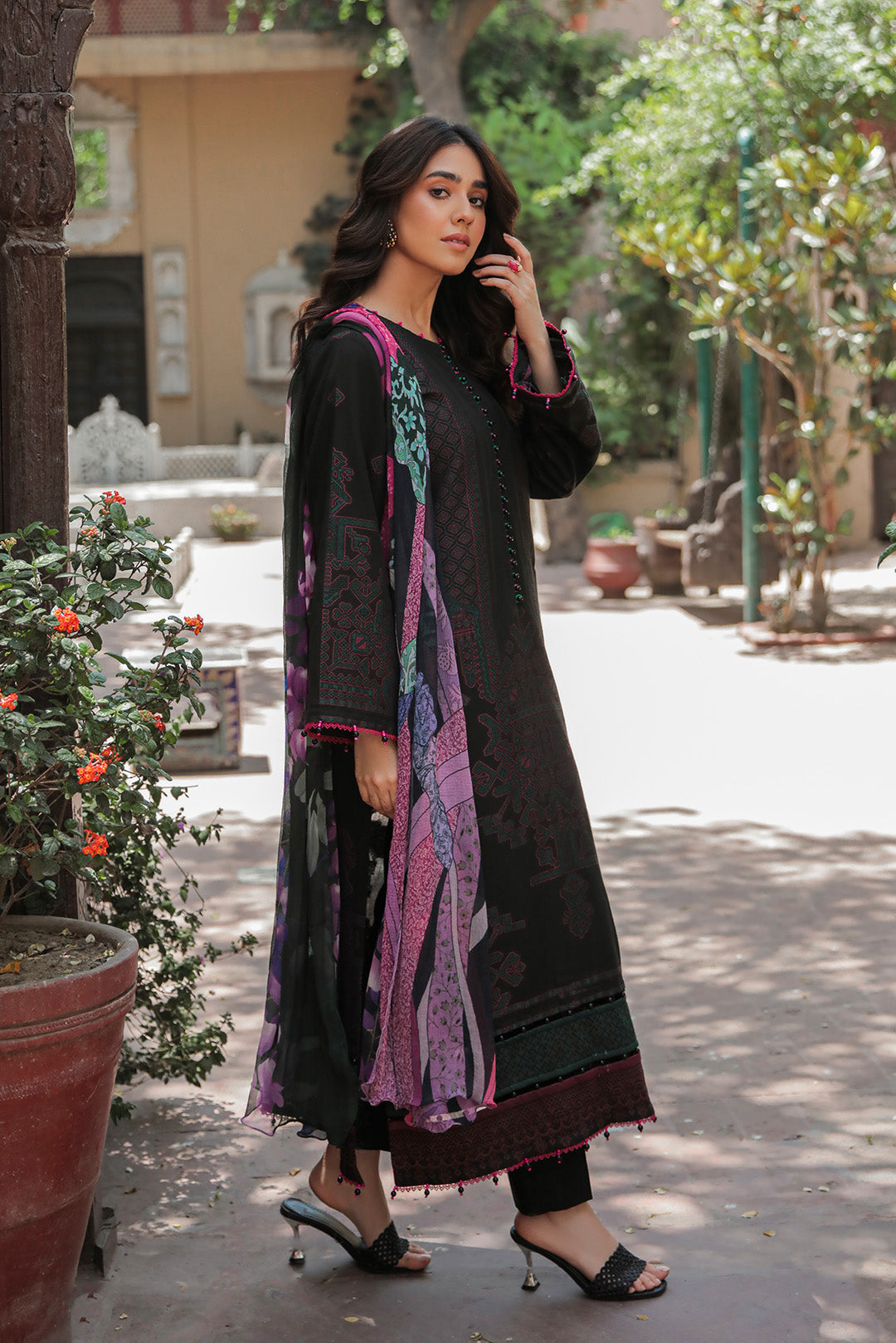 2 Piece - Dyed Jacquard Suit U0399