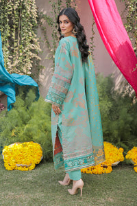 3 Piece - Embroidered  Jacquard Weave Suit U0424