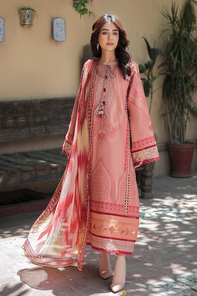 3 Piece - Dyed Embroidered Jacquard Suit U0426A (SO)