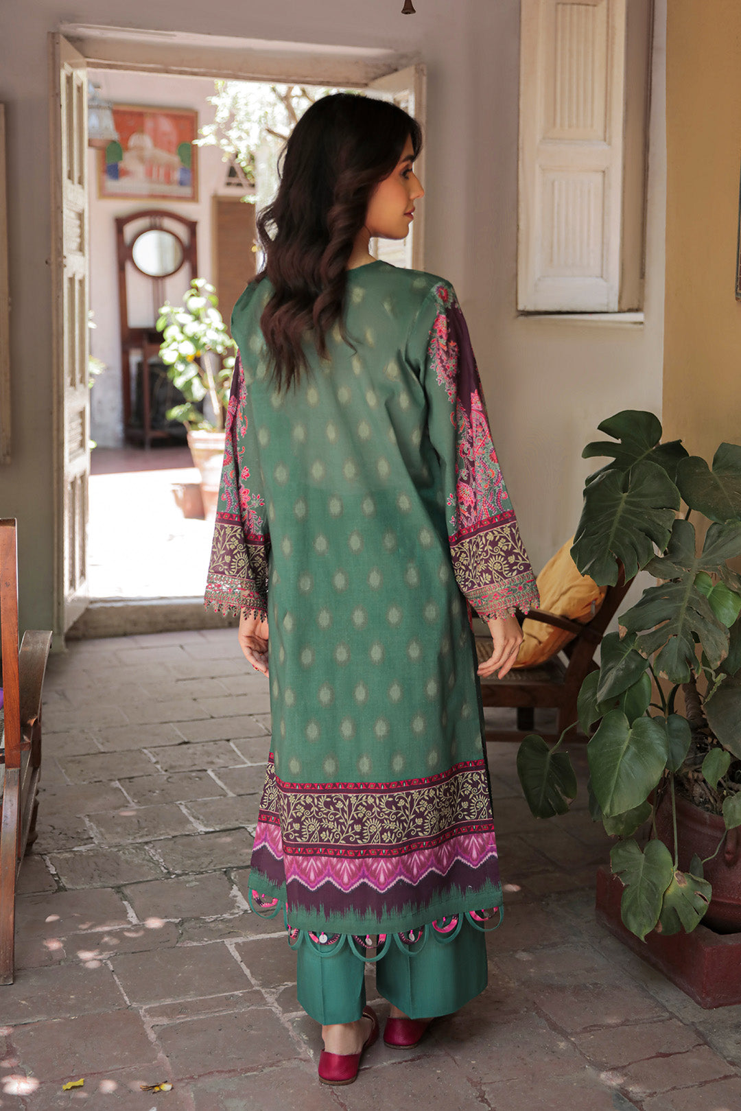 2 Piece - Digital Printed Lawn Suit U0746 (SO)