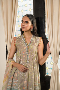 3 Piece - Digital Printed Cotton Cambric Suit U0839 (SO)